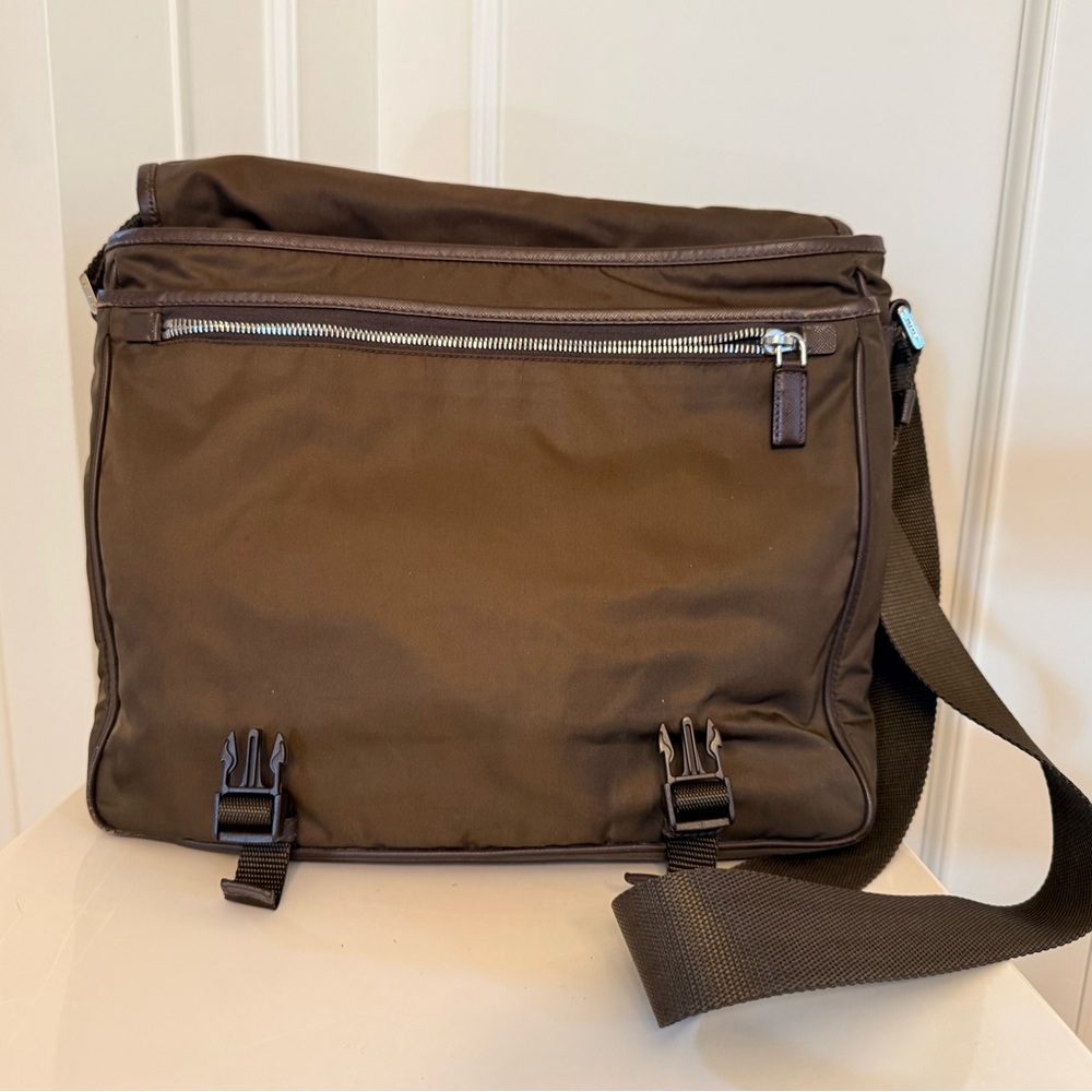 PRADA Tessuto Nylon Messenger Bag - Double Buckle - Picture 2 of 14